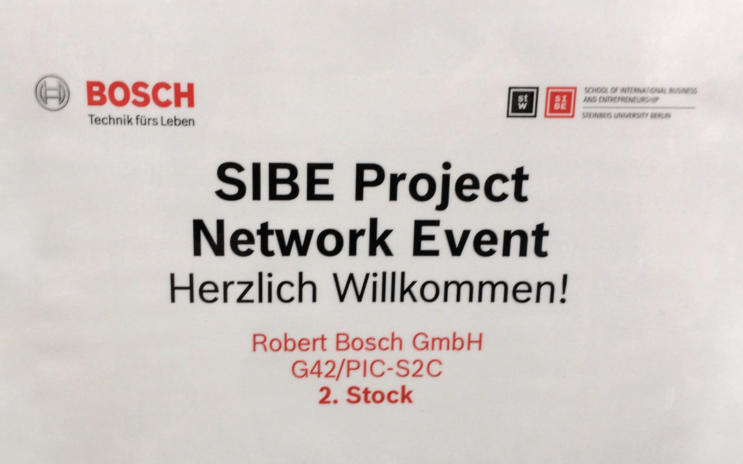 2. SIBE Project Network Event in Stuttgart-Weilimdorf bestätigt Fortführung!
